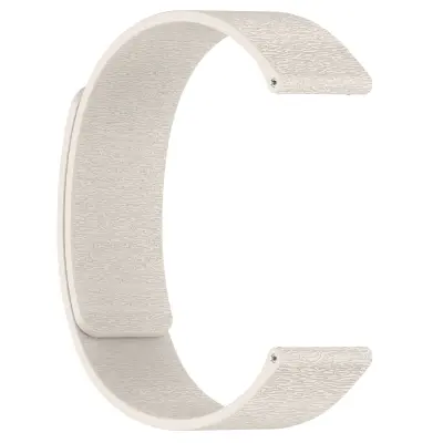 Silikonski magnetni paš s teksturo lesa White 22 mm