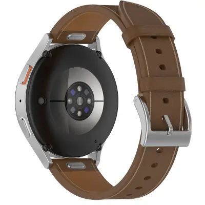 Usnjen pašček za uro Huawei GT5 Brown 18 mm