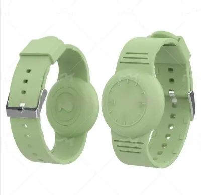Silikonski zaščitni etui za zapestnico AirTag Green