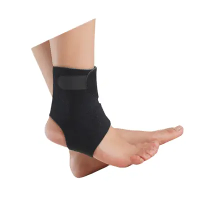 Športna opornica za gleženj (par) - kompresija in stabilnost za športnike Black