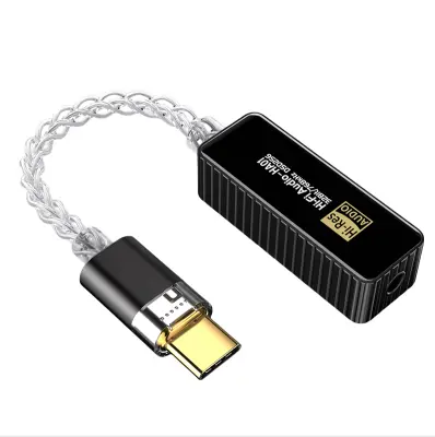 BJ06(HA01) Adapter za slušalke tipa C na 3,5 mm Black