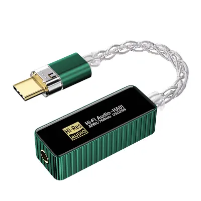 BJ06(HA01) Adapter za slušalke tipa C na 3,5 mm Green