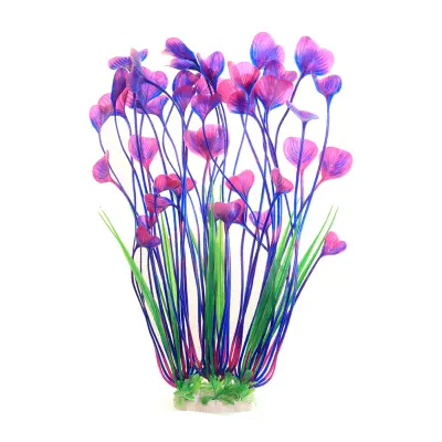 Umetne akvarijske rastline - Živahne vijolične morske alge za dekoracijo akvarija