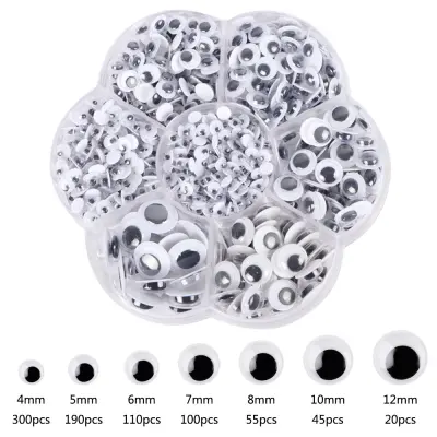 Plastične varnostne oči s samolepilno zadnjo stranjo   Model 9