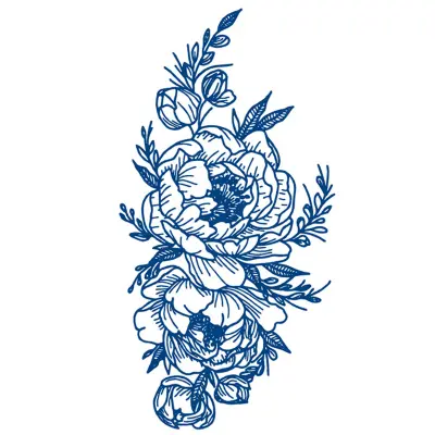 Nalepke za tetovaže - hitra in enostavna namestitev (2 lista)   Model 9