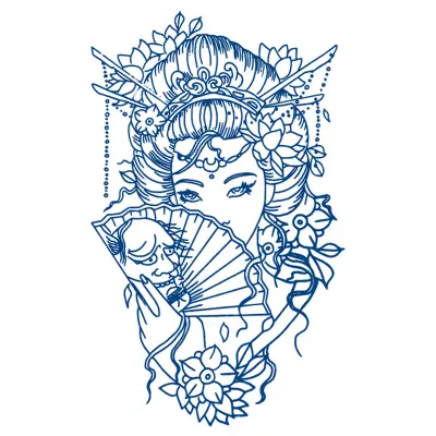 Nalepke za tetovaže - hitra in enostavna namestitev (2 lista)   Model 5