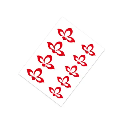 10 kosov začasnih tetovaž   Model 5