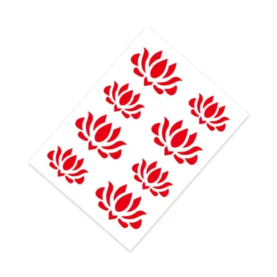 10 kosov začasnih tetovaž   Model 4