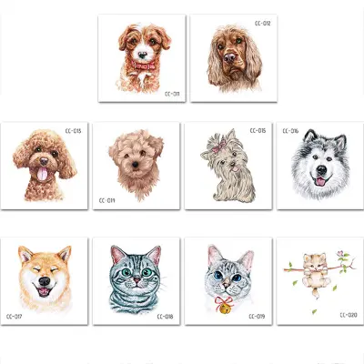 Paket 10 listov začasnih tetovaž   Model 7