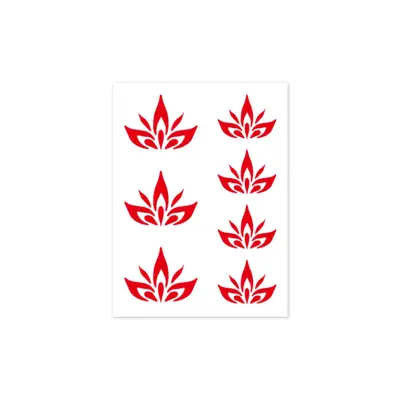 10 kosov začasnih tetovaž   Model 7