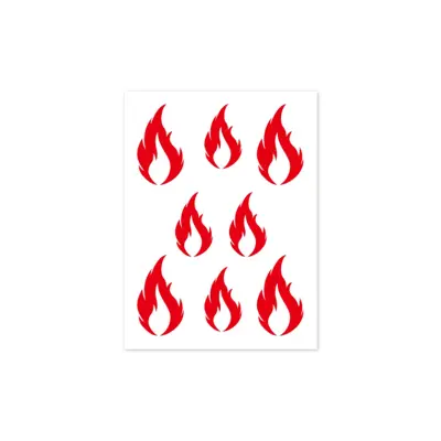 10 kosov začasnih tetovaž   Model 3