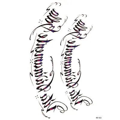 Začasni rokav s tetovažo - 5 kosov   Model 1