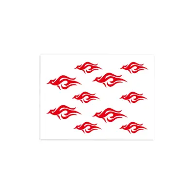 10 kosov začasnih tetovaž   Model 2