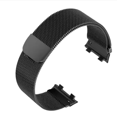 Pašček za uro Oppo iz nerjavečega jekla Black  Model 1