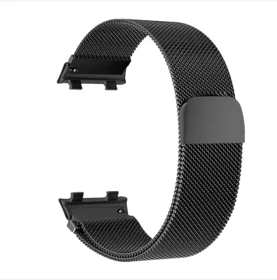 Pašček za uro Oppo iz nerjavečega jekla Black  Model 5