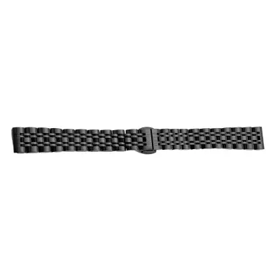 Zapestnica iz nerjavečega jekla za Garmin Lily 2 - 14 mm zaponka metuljček Black