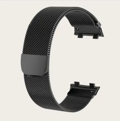 Pašček za uro Oppo iz nerjavečega jekla Black  Model 7