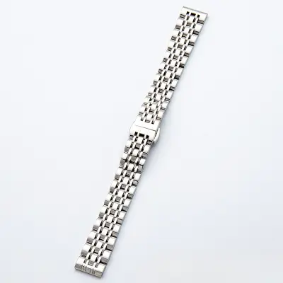 Zapestnica iz nerjavečega jekla za Garmin Lily 2 - 14 mm zaponka metuljček Silver