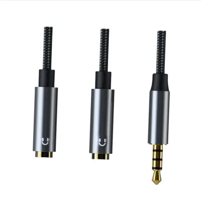 CB01 Adapter za slušalke in mikrofon z razdelilnikom zvoka   Model 1