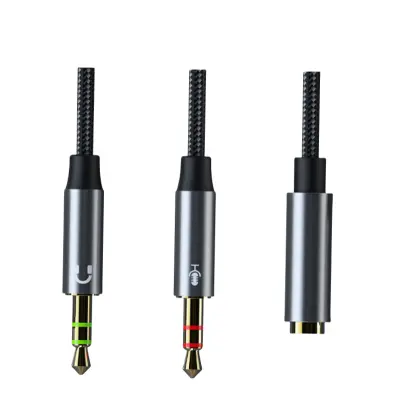 CB01 Adapter za slušalke in mikrofon z razdelilnikom zvoka   Model 3