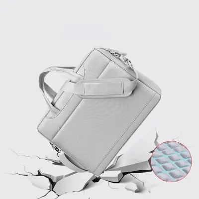 Torba za prenosnik z nadgrajeno zračno blazino Grey L
