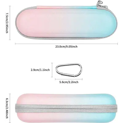 Potovalni etui za električno zobno ščetko - Etui za zobno ščetko EVA s trdim ohišjem MultiColor