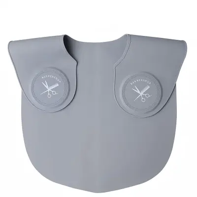 Silikonska krtača za čiščenje vratu za striženje las - Profesionalni trak za vrat brivca Grey L