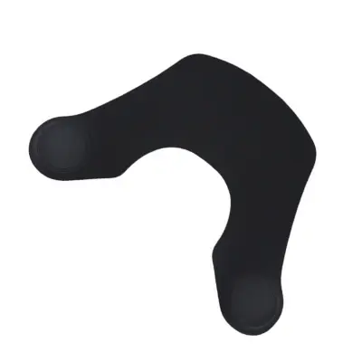 Silikonski ovratnik za striženje las Black