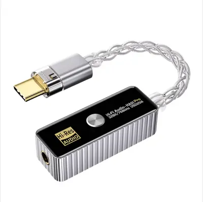 BJ06-Pro (HA01 PRO) adapter za slušalke tipa C na 3,5 mm Silver