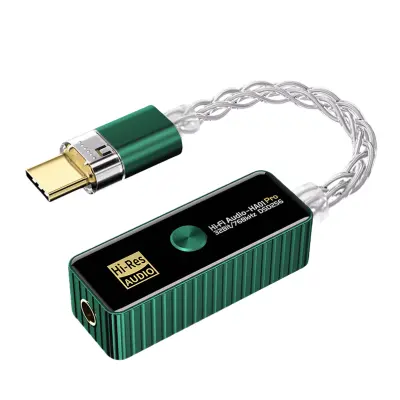 BJ06-Pro (HA01 PRO) adapter za slušalke tipa C na 3,5 mm Green