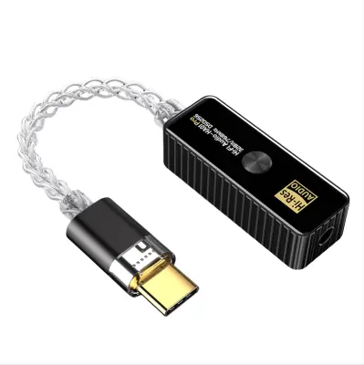 BJ06-Pro (HA01 PRO) adapter za slušalke tipa C na 3,5 mm Black