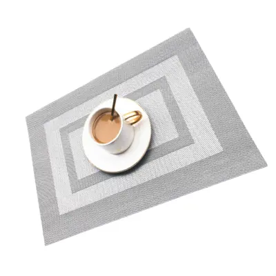 Klasični zahodni podstavki za krožnike, pralni, 2-pak Silver