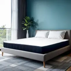 TANHK Memory Foam Matrac 100x200, 22 cm, Srednja trdnost, Popravljena debelina, Premica iz 100% bumbasti, Izdelano v Italiji