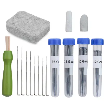 Komplet za filcanje z iglo za začetnike s setom igel za filcanje