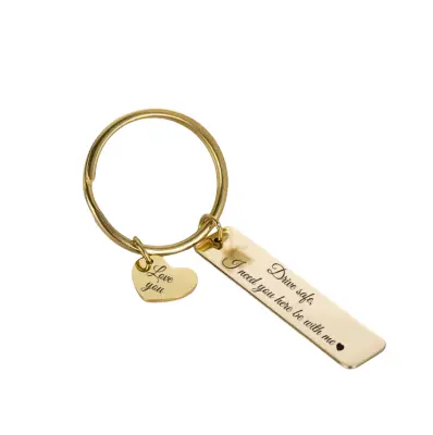 Darilo za par - Obesek za ključe iz visokokakovostnih materialov   Model 1