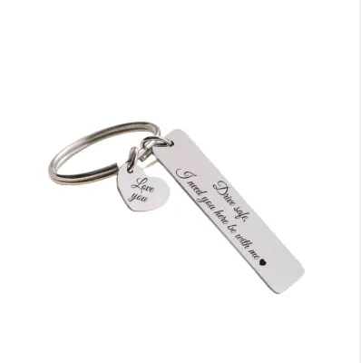 Darilo za par - Obesek za ključe iz visokokakovostnih materialov   Model 2