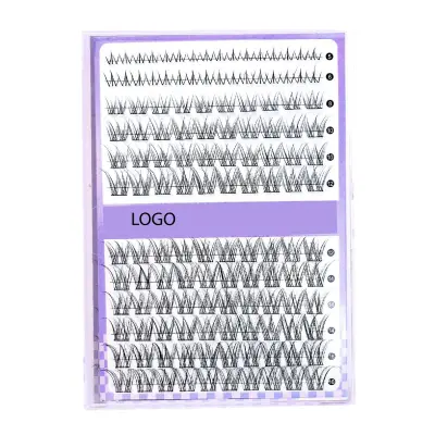 Cluster-2 vijolične umetne trepalnice