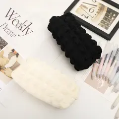 Pencil Case Cream Puff Black