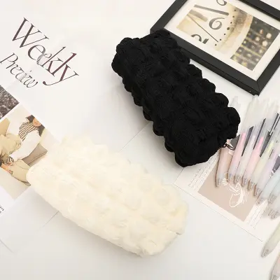 Pencil Case Cream Puff Black