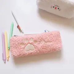 Sladka torbica za svinčnike s tačko mačke Pink