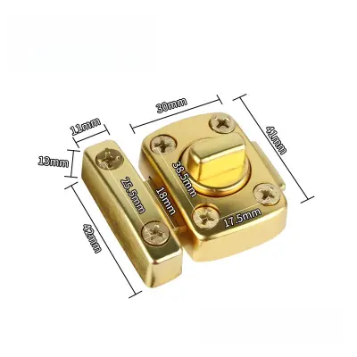 Zapah za drsna vrata - na enak ključ Gold S