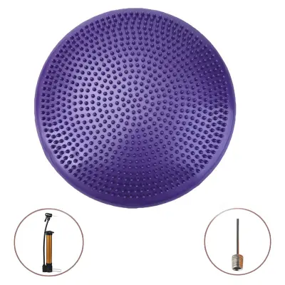 Zadebeljena blazina za ravnotežje za trening stabilnosti Purple