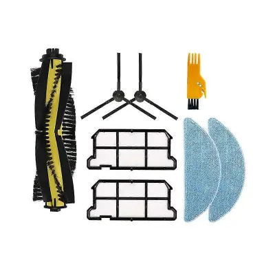 Glavne stranske krtače Cedilo Filter Mop Cloth za V7 / V7S Plus Robotski sesalnik Zamenjava