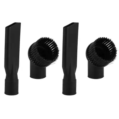 2x kompleti okroglih krtač in ploščatih šob za industrijski sesalnik, notranji 44 mm, vzdržljiv, industrijski sesalnik
