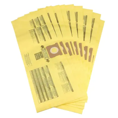 10 paketov Shop Vac 5–8 galonskih vrečk s filtrom za mokro suhi sesalnik za prah