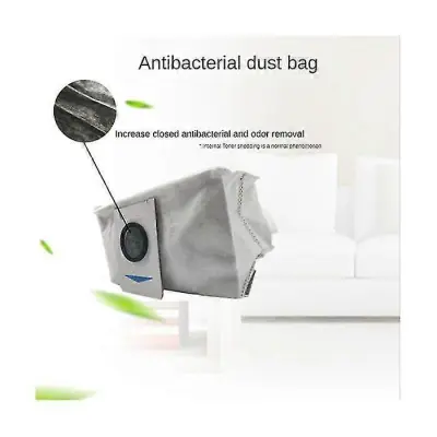 Glavna vrečka za prah, krpa, združljiva z Ecovacs Deebot T20-t20max-t20pro-x1 Omni-t10 Omni-turbo Sesalnik Dodatek za sesalnik