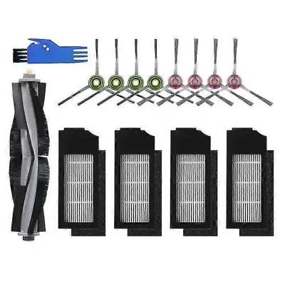 Glavne stranske krtače, združljive z Ecovacs Deebot X1 Turbo - X1 Omni - T10 Turbo Sesalnik Rezervni deli Dodatek za sesalnik