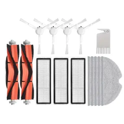 Stranska krtača + HEPA filter + čistilna krpa za dodatke za robotski sesalnik 1c Mop C1
