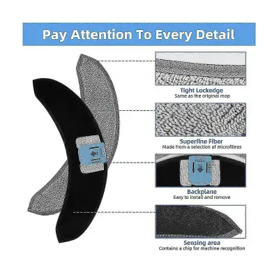 22Pcs Sesalnik Combo J7+ Nadomestni deli Gumijaste Krtače Filtri Stranska Krtača Mop Krpa Vrečka Za Prah