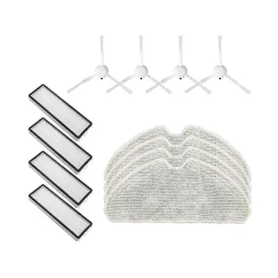 Dodatki za sesalnik D10s, rezervni deli za krpo, stransko krtačo in filter